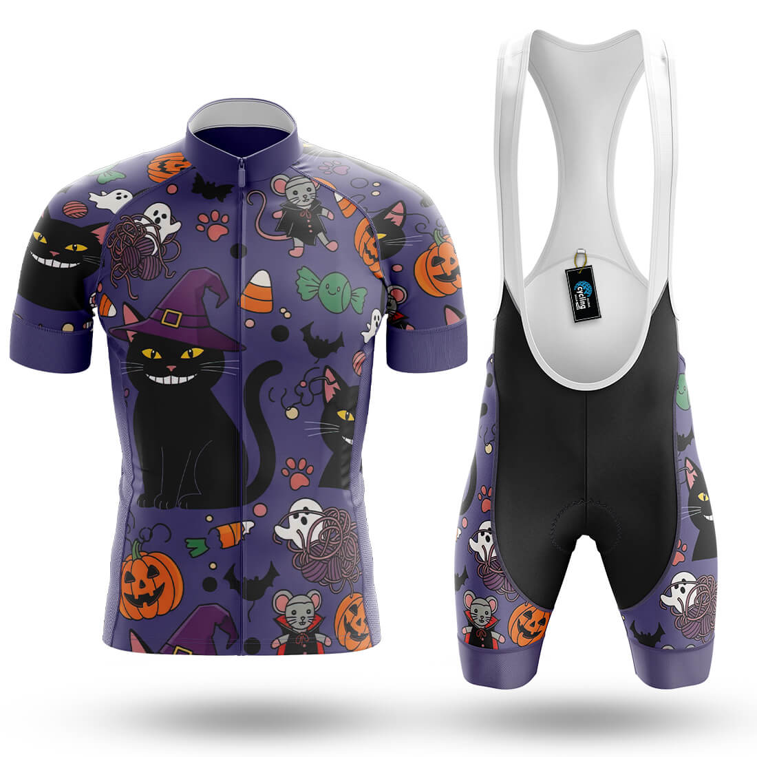 Black Cat Boo - Men's Cycling Kit