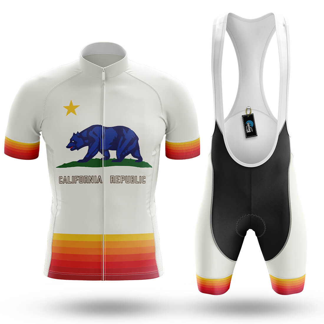 CA Sunset Stripes - Men's Cycling Kit