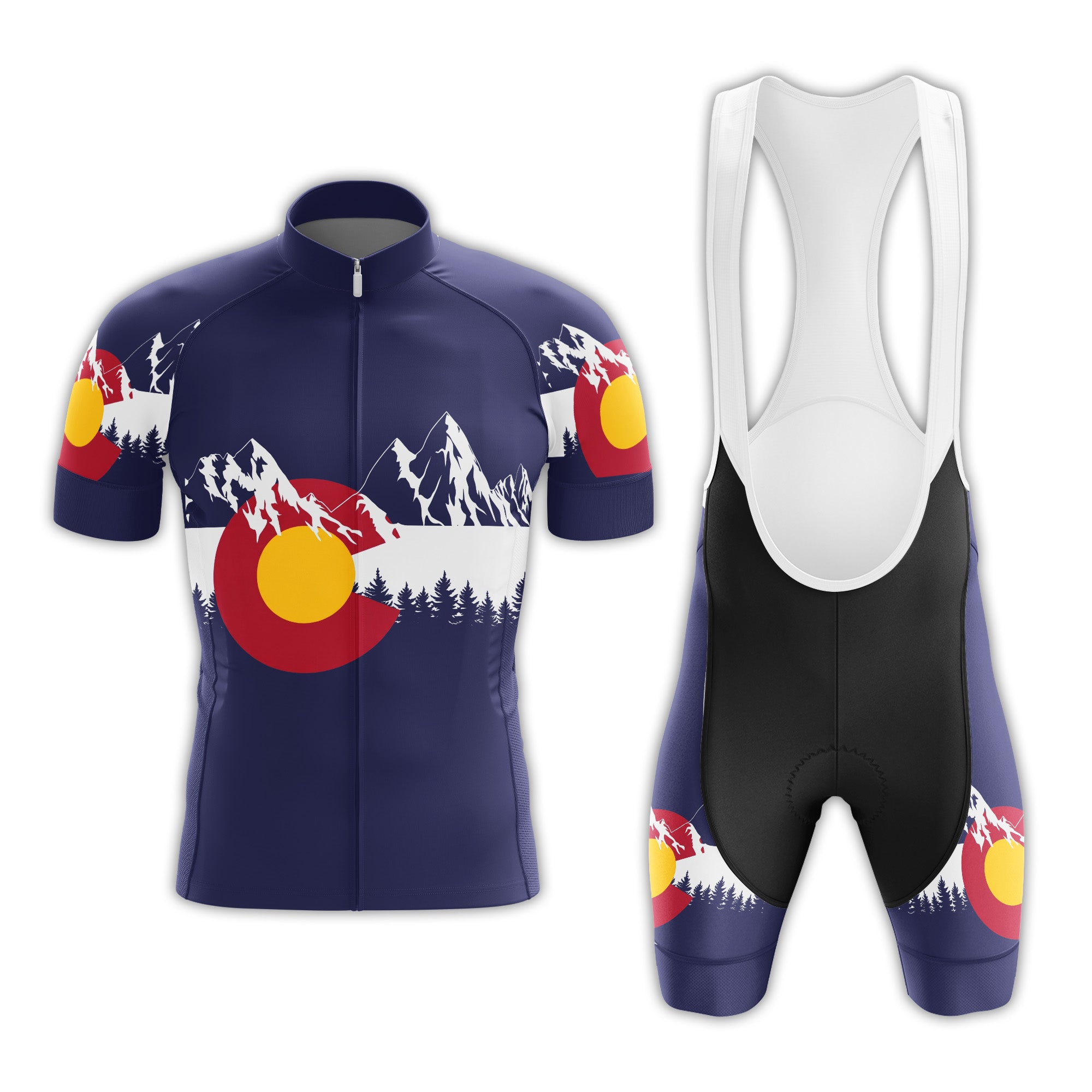 Colorado Flag Mountain - Men's Cycling Kit